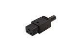 Martin Kaiser Black C19 Appliance Plug 70 degrees 16 Amp, Verzenden