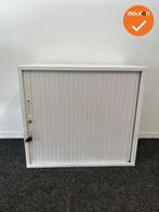 Robberechtse roldeurkast - 70x80x43cm - Wit - brede lamel -, Werkplek, Ophalen of Verzenden, Gebruikt, Kast
