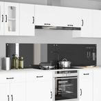 vidaXL Keuken Spatscherm 2 pcs Donkergrijs 110 x 50 cm, Antiek en Kunst, Verzenden