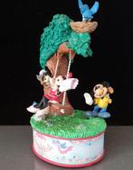 Disney, Enesco - Beeld, Zeer zeldzaam muziekdoos Minnie op, Verzamelen, Nieuw