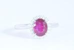 Zonder Minimumprijs - Ring Platina - 1.65ct. tw. Robijn -, Nieuw