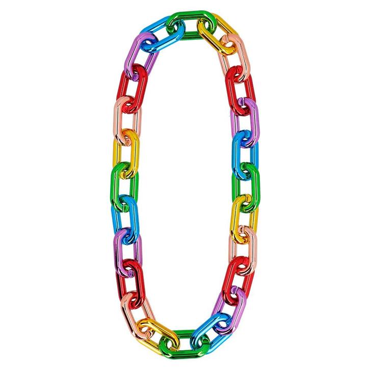 Regenboog Ketting Schakel, Hobby en Vrije tijd, Feestartikelen, Nieuw, Verzenden