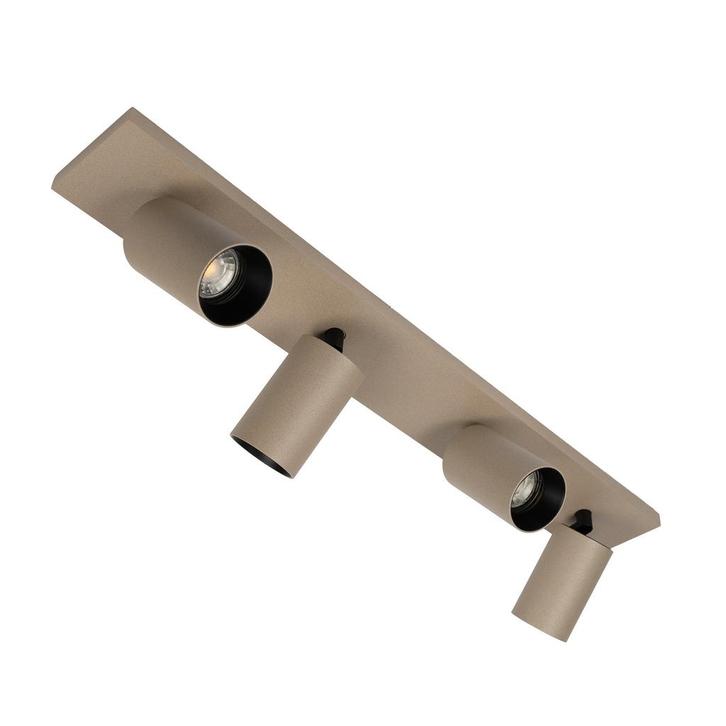 Spots opbouw Mila 4 Opbouwspot Champagne Binnenverlichting, Huis en Inrichting, Lampen | Overige, Verzenden