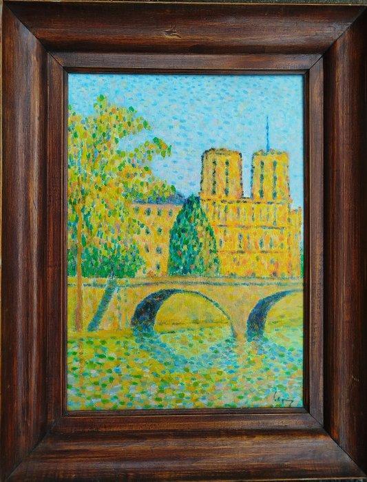 Post-pointillisme français - Hommage à Paul Signac, Antiek en Kunst, Kunst | Schilderijen | Klassiek