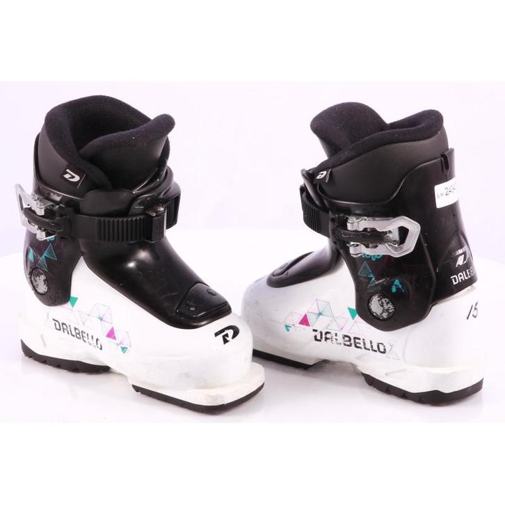 25 25,5 kinder skischoenen DALBELLO JADE 1, white/black, Sport en Fitness, Skiën en Langlaufen, Ski, Schoenen, Gebruikt, Overige merken
