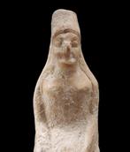 Grec antique mycénien - Déesse sur un trône - Perséphone -