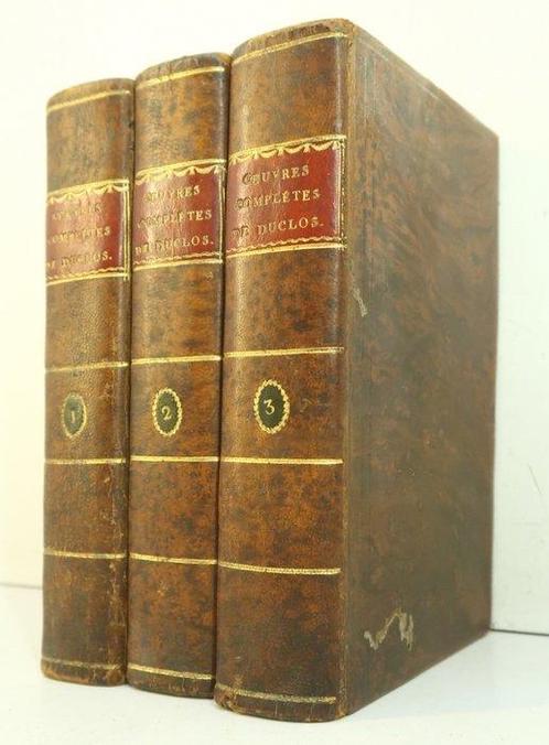 Charles Pinot Duclos - Œuvres [Considérations sur les, Antiek en Kunst, Antiek | Boeken en Manuscripten