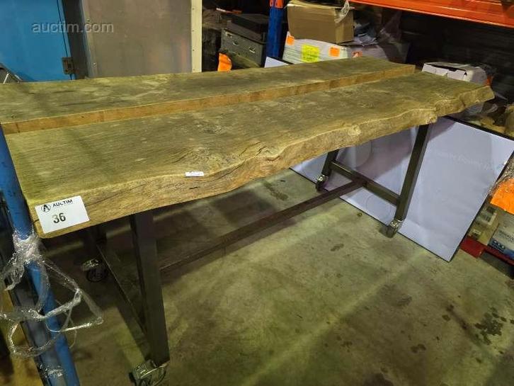 Verrijdbare boomstamtafel, Maison & Meubles, Cuisine | Ustensiles de cuisine, Enlèvement