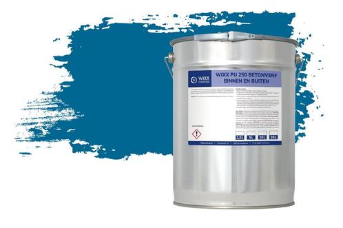 Wixx PU 250 Betonverf Buiten en Binnen RAL 5017 |, Doe-het-zelf en Bouw, Verf, Beits en Lak, Nieuw, Verzenden