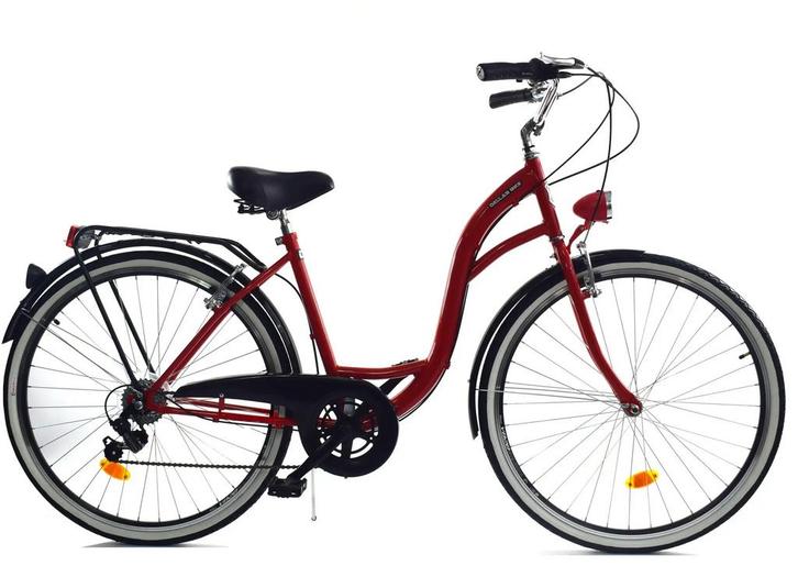 Meisjesfiets - 26 inch - met 7 versnellingen - rood zwart, Fietsen en Brommers, Fietsen | Kinderfietsjes, Nieuw, Ophalen of Verzenden