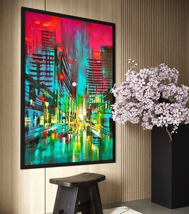 Prettau - Sakura walks (vertical), Antiek en Kunst, Kunst | Schilderijen | Modern
