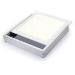 LED paneel opbouwframe met veren - 60x60cm - wit, Huis en Inrichting, Nieuw