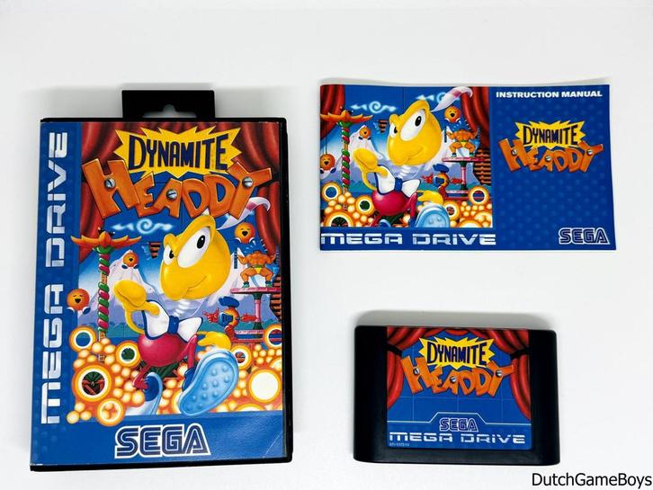 Sega Megadrive - Dynamite Headdy, Games en Spelcomputers, Games | Sega, Gebruikt, Verzenden