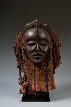 Mwana Pwo-masker - Chokwe - DR Congo, Antiek en Kunst