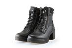 Mustang Veterboots in maat 38 Zwart | 5% extra korting, Verzenden, Zwart, Overige typen, Zo goed als nieuw