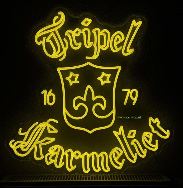 Tripel Karmeliet NEON bord led lichtbord verlichting lamp XX, Zakelijke goederen, Horeca | Overige, Verzenden