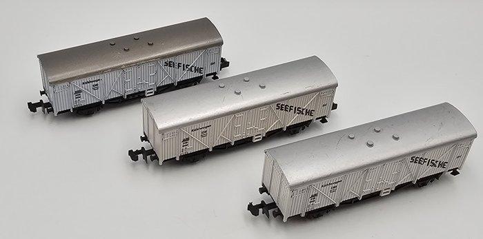 Roco N - 2307 - Modeltrein goederenwagon (3) - Drie twee-as, Hobby en Vrije tijd, Modeltreinen | N-Spoor