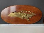 Plaquette - Verguld messing