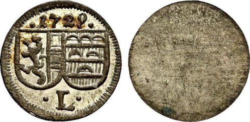 Einseitiger Pfennig 1729 Salzburg Erzbistum: Leopold Anto..., Postzegels en Munten, Munten | Europa | Niet-Euromunten, België