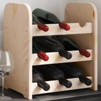 vidaXL Casier à vin 33x25x37 cm bois de pin massif, Maison & Meubles, Accessoires pour la Maison | Porte-bouteilles, Neuf, Verzenden