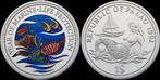 1 dollar Palau dollar 1992- Marine-life protection koper-..., Timbres & Monnaies, Monnaies | Amérique, Verzenden