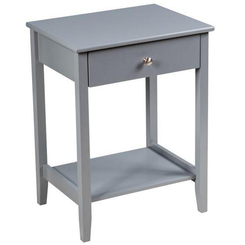Tweedekans | Coast Bijzettafel met Lade - 48 x 36 x 62 cm -, Huis en Inrichting, Tafels | Salontafels, Ophalen of Verzenden