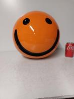 Beeld, smiley big model yellow - 35 cm - polyresin