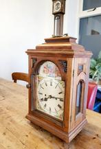 Horloge de table -   bois, laiton - 1850-1900 - Horloge de, Antiek en Kunst, Antiek | Klokken