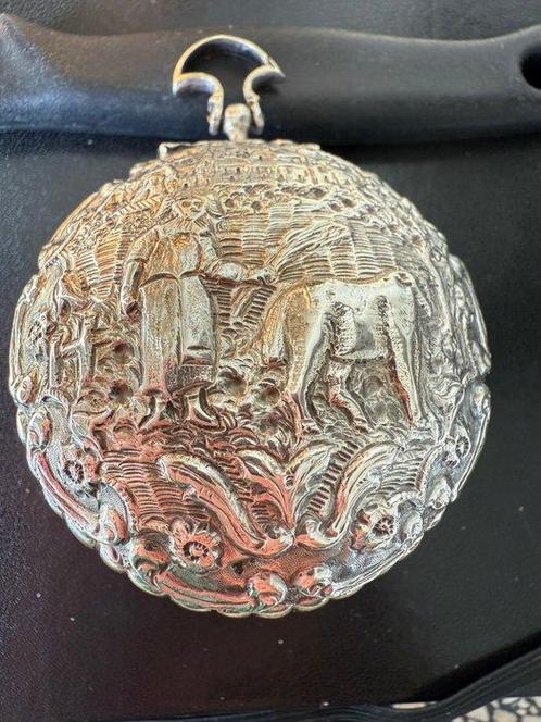 Snuifdoos - Zilver - Hollands snuifdoosje, Antiek en Kunst, Antiek | Zilver en Goud