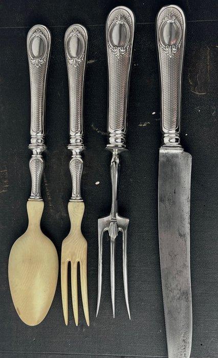 Original presentation box - Ustensile de service (4) -, Antiek en Kunst, Antiek | Zilver en Goud