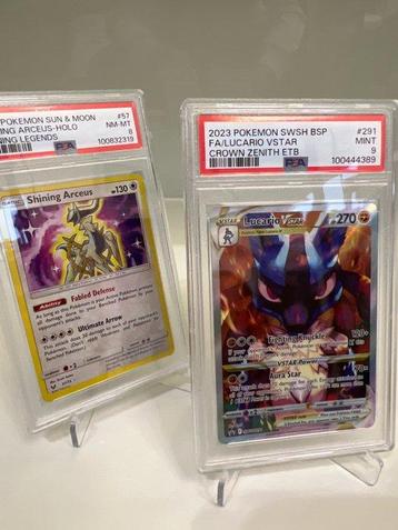 Pokémon - 2 Graded card - Pokémon - Shining Arceus - Sun and