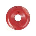 Rode Jaspis Donut hanger Nr 16 - Ø 3 cm, Verzenden