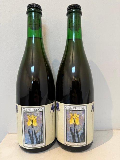 Cantillon - Iris 2024 Zeldzaam Etiket - 75cl -  2 flessen, Verzamelen, Wijnen
