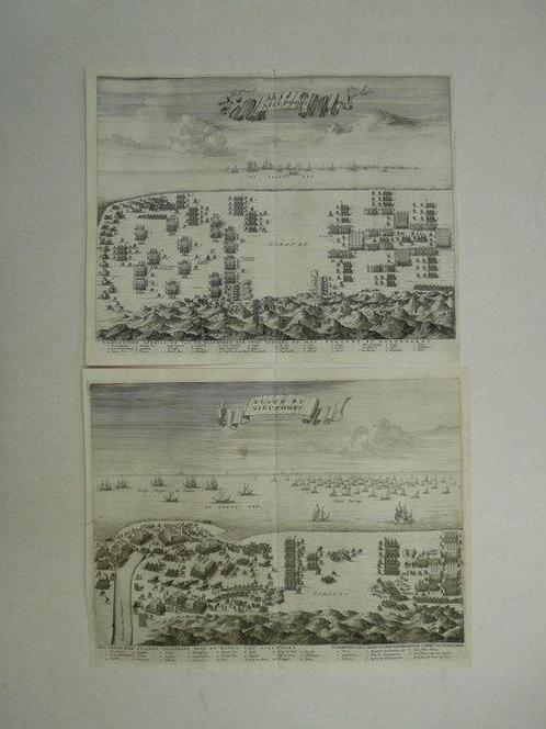 Belgique - Nieuwpoort; Jan Luiken - Slagh by Nieupoort -, Boeken, Atlassen en Landkaarten