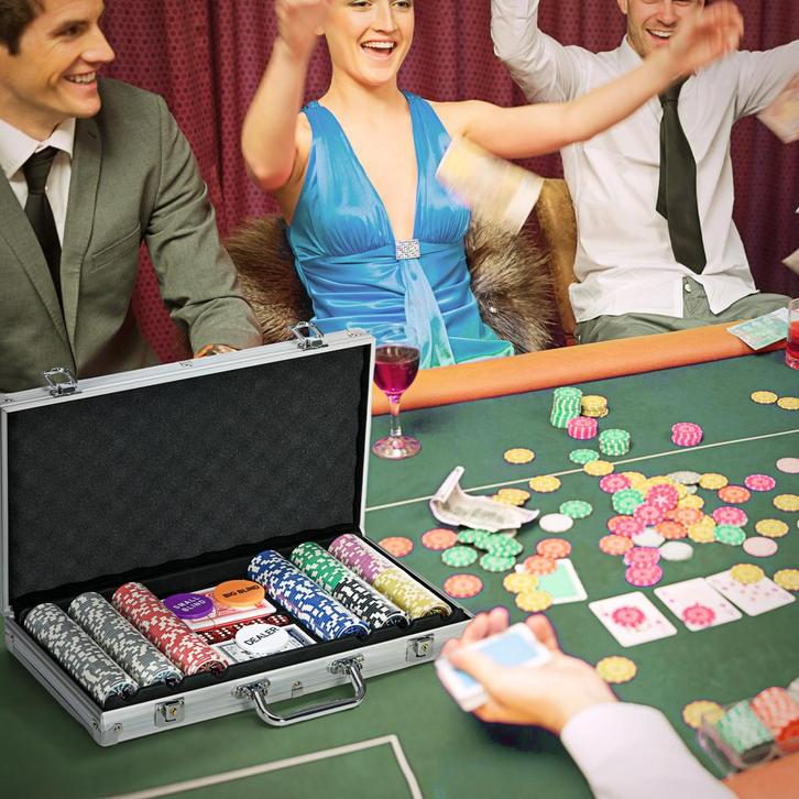 Pokertafel - Deluxe Poker - Met Slot - Inklapbaar - Groen, Kinderen en Baby's, Speelgoed | Overig, Nieuw, Ophalen of Verzenden