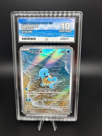 Pokémon - 1 Graded card - Squirtle AR - 170/165 - Perfect 10