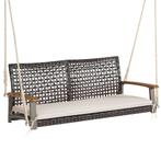 2eChoix | Coast 2-Seater Swing Bench PE-Rotan with Cushion, Ophalen of Verzenden, Nieuw