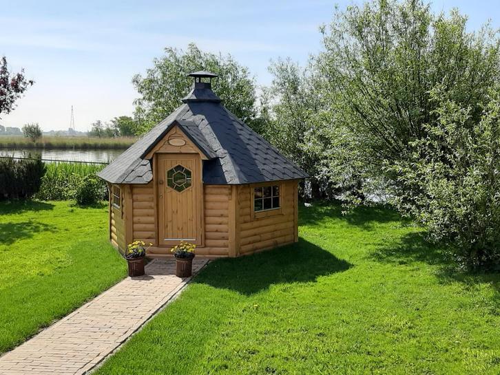 Finse Kota | Barbecuehut | Grill Kota | Jachthut | Stuga, Tuin en Terras, Tuinhuizen, 400 cm of meer, 3 ramen of meer, 500 cm of meer