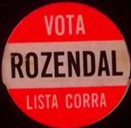 Oproep tot stemmen voor Rozendal op poster (lijst optie), Verzenden, Nieuw, Overige onderwerpen, Met lijst