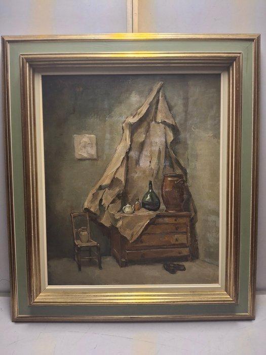 Gust Dierickx (XX) - Nachttafel, Antiek en Kunst, Kunst | Schilderijen | Klassiek