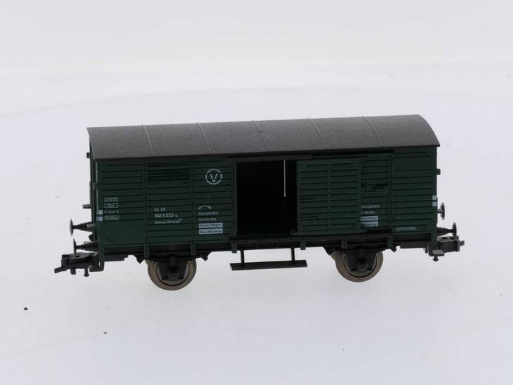 Schaal H0 Fleischmann 5351 goederenwagon van de DB #4952, Hobby en Vrije tijd, Modeltreinen | H0, Gelijkstroom, Analoog, Zo goed als nieuw