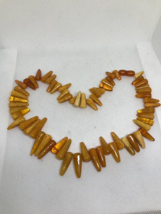 amber - Halsketting - Art Deco Koningsberg ?, Verzamelen, Mineralen en Fossielen