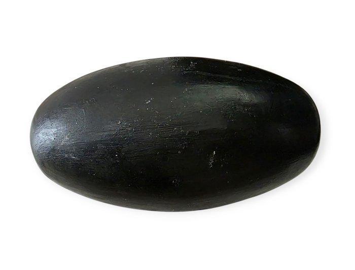 Shiva Lingam zwart van uitzonderlijke kwaliteit! Zeer, Verzamelen, Mineralen en Fossielen