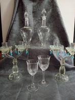 Drinkset - Cristallo DArques - Kristal - Twaalf glazen: zes, Antiek en Kunst