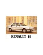 1992 RENAULT 19 INSTRUCTIEBOEKJE SPAANS, Autos : Divers, Modes d'emploi & Notices d'utilisation, Ophalen of Verzenden