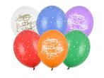 Ballonnen Happy Birthday To You Mix 30cm 6st, Verzenden