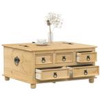 vidaXL Boîte de rangement Corona 90x78x45 cm bois de pin, Verzenden, Neuf