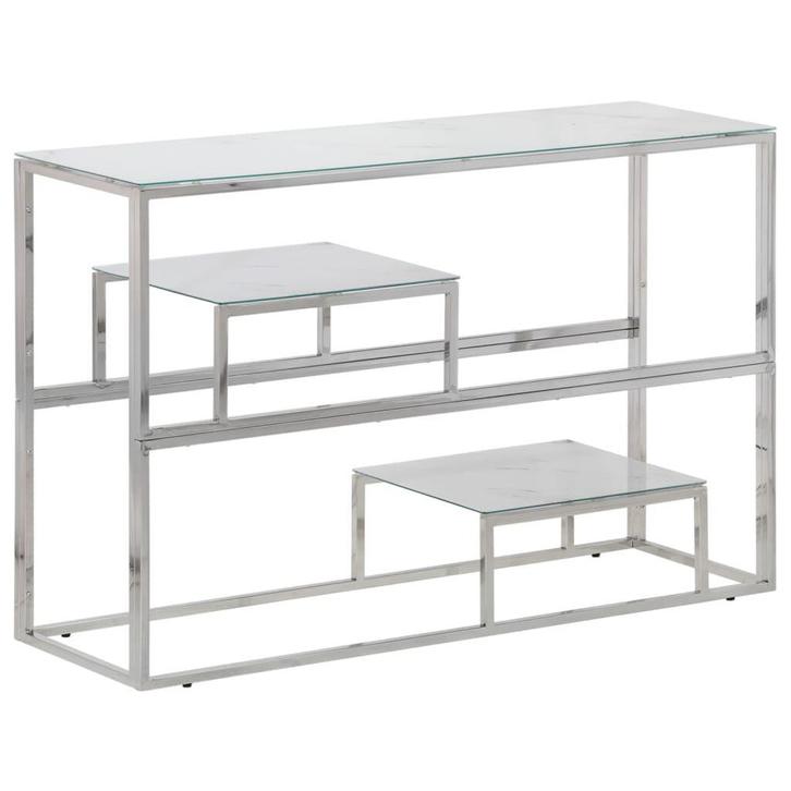 Wandtafel RVS Glas | Retour Deal | 40% Korting, Huis en Inrichting, Bureaus, Nieuw, Verzenden