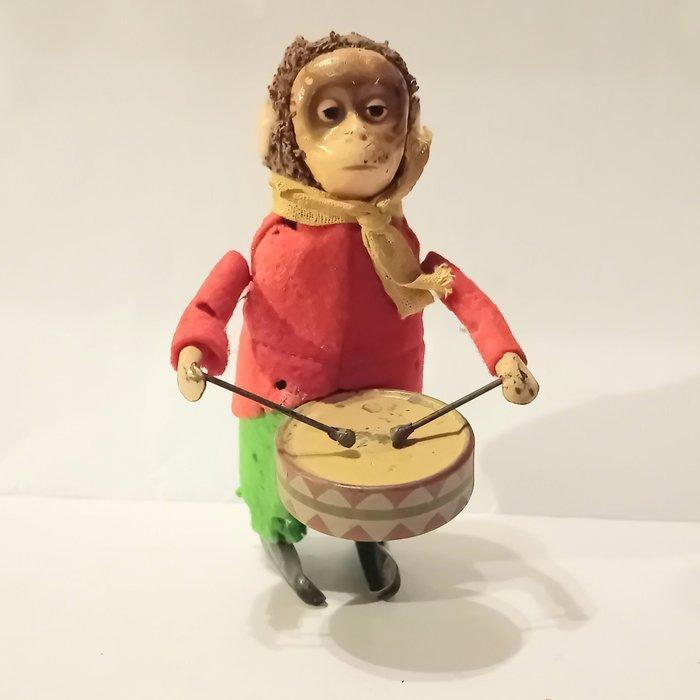 Schuco - Solisto Monkey with Drum (985/1) - Opwindbaar, Antiek en Kunst, Antiek | Speelgoed
