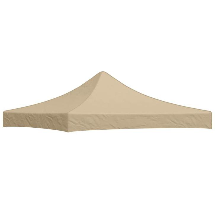 vidaXL Partytentdak 270 g/m² 3x3 m beige, Tuin en Terras, Partytenten, Nieuw, Verzenden